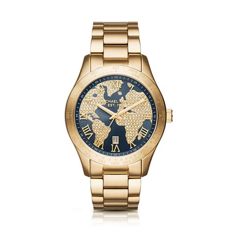 reloj michael kors mapamundi|michael kors reloj mujer.